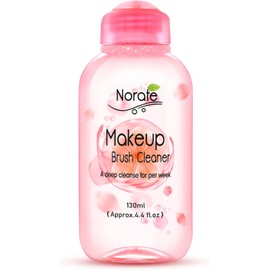 Norate Limpiador de brochas de maquillaje, solución limpiadora para brochas de maquillaje, esponja de belleza, borla para polvos, champú de limpieza profunda para brochas, fórmula suave, sin crueldad