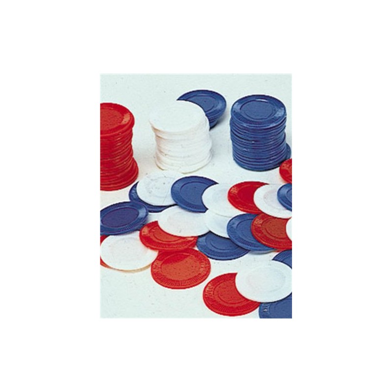 Poker Chips Card Game (100 Bags), Blue