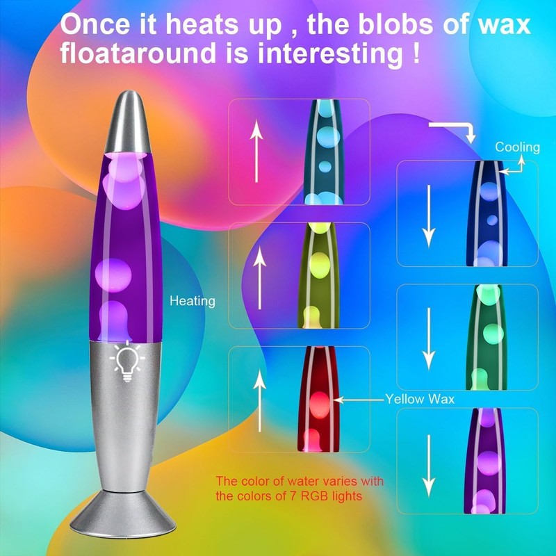 CELLUSTOP Lava Lamp for Rocket - Magma Lamp - Decorative