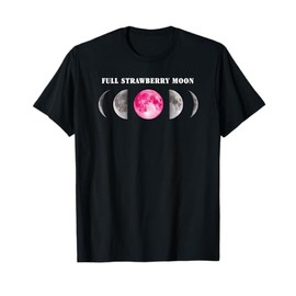 Full Strawberry Moon June 11 2025 Amazing Nature T-Shirt