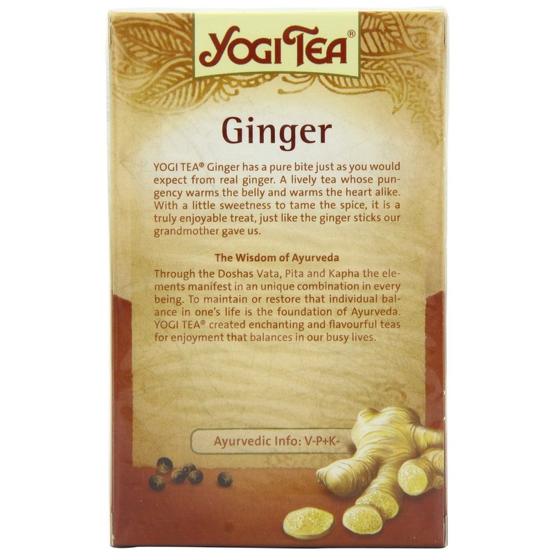 Yogi Teas - Ayurvedic Ginger 17bags (3 pack)