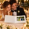 7 Inch Digital Wedding Video Album, Linen Hardcover Video Book