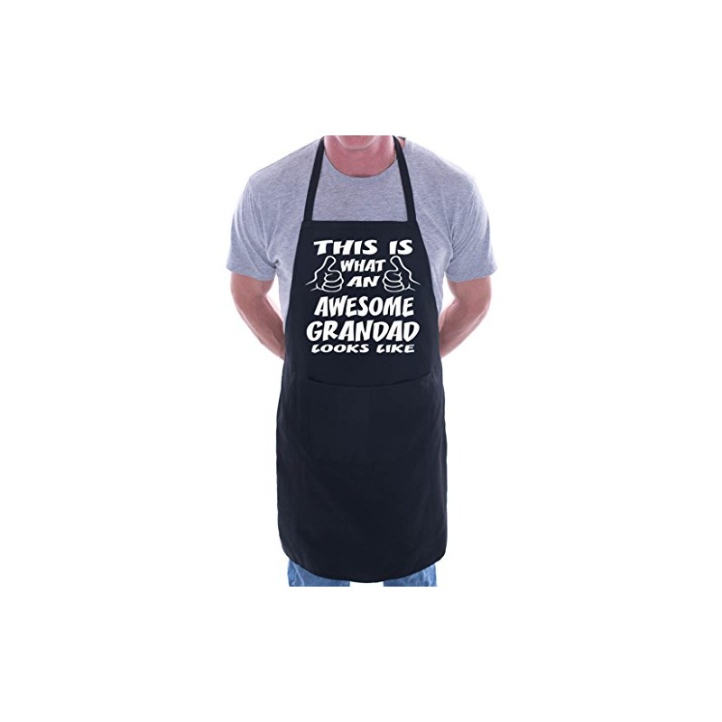 This is What Awesome Grandad BBQ Cooking Funny Novelty Apron
