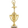 Crown Awards Dance Trophy, 11" Gold Cup Ballet Dancing Trophies