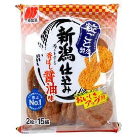 Sanko Seika Niigata Shikomi Shoyu - Rice Cracker Soy Sauce Flavour 126g