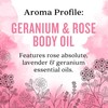 Aura Cacia Geranium Body Oil 4 fl. oz.