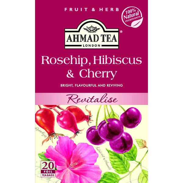 English Teas, "Rosehip, Hibiscus and Cherry - Fruit and Herbal Tea" - Tagged ...