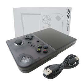 Xspeedonline RG40XX V 4.0 inch Handheld Game Console with 64G TF Card, 5000+ Games with 16 Million Color RGB Joystick Lighting Support Constant Light- Black, New