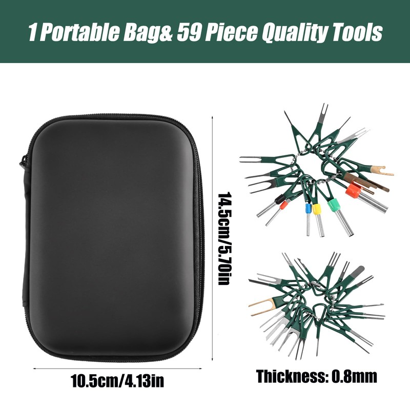 Begonia 59 Pieces Car Release Tool, Pin Tool Car Set