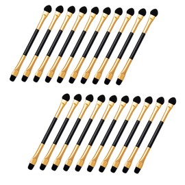 Beavorty 100pcs Double-ended Eyeshadow Makeup Brushes Versatile Eye Applicators for Blending Smudging and Highlighting for Personal and