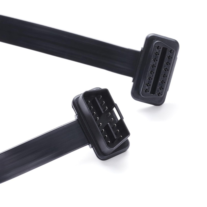 OBD2 Extension Cable, bbfly-A21 Low Profile OBD2 Splitter 16Pin Male