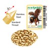 ecoSpikes Stainless Steel Track and Cross Country Spikes (1/4" Gold,