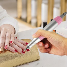 GARENDE Electric Nail Drill Machine Replacement Handle Accessories Replacement for Salon, Pink