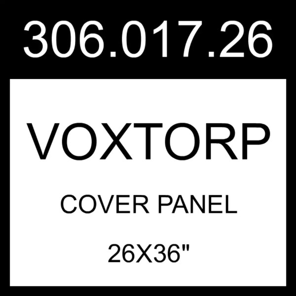 IKEA VOXTORP Cover Panel High Gloss Dark Gray-brown 26x36" 306.017.26