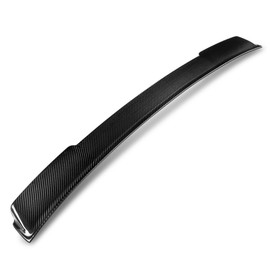 DNA MOTORING 2-RSP-7705-CF Carbon Fiber Rear Window Roof Spoiler Wing Compatible with 2016-2018 Chevy Camaro Coupe,Black