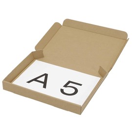 Earth Cardboard, Cat Post, Box, A5, 1.2 inches (3 cm), 50 Sheets (Click Post, Packaging, Small), Cardboard, ID0673