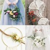 NUOBESTY Dream Catcher Rings 10cm Wire Wreath Frame Metal Macrame