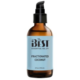 The Best Fractionated Coconut Carrier Oil- Premium Grade- For Aromatherapy & Topical Use- 4 oz (118 ml)