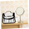 VICASKY Transparent Cosmetic Bag Portable Handheld Makeup Organizer for Travel