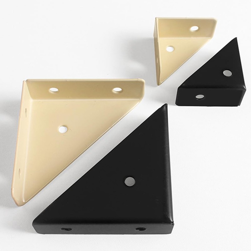 Corner Brackets 66mm x 66mm Triangle Corner Braces Connector Metal