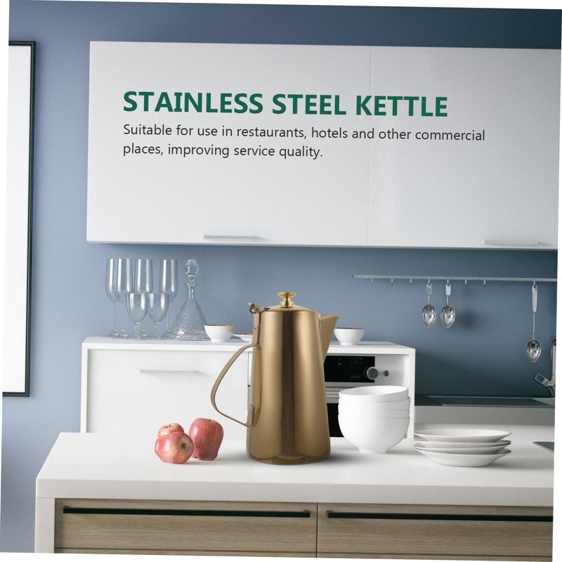 NOLITOY Stainless Steel Cold Water Kettle Elegant Design with Ergonomic