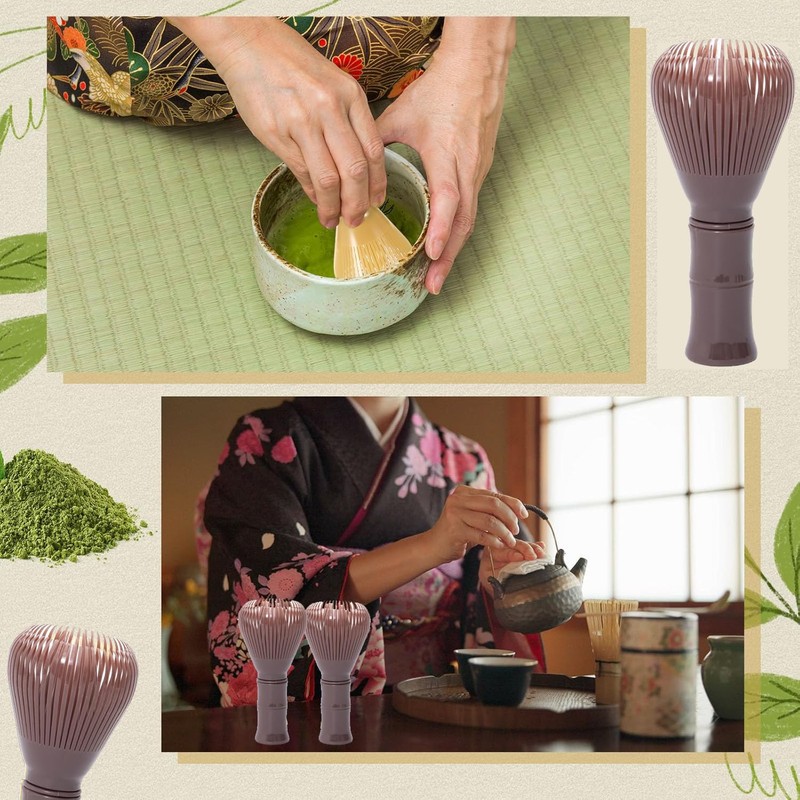 Traditional Matcha Whisk Reusable Resin Matcha Whisk Chasen Dishwasher Safe