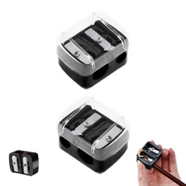 2 Stück Makeup Sharpener Anspitzer Tragbare Spitzer Kosmetikstifte Kosmetikspitzer für Augenbrauenstift Lippenkonturenstift Eyeliner
