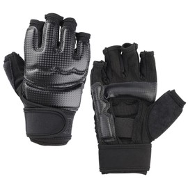 Hwtcjx Boxing Gloves for Children, Junior Sparring Gloves, Boxing Gloves, Children's Boxing Gloves, PU Boxing Gloves, Junior Sparring Gloves, Age Group 6-19 Years, Boxing Training (Black, S)