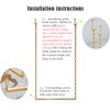FURVOKIA 2 Pcs Creative Chain Adjustable Height Ceiling Hanging Clothing
