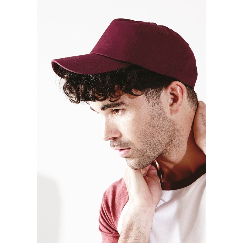 Beechfield Unisex B010.KEL 5-Panel Cap - Black, One Size