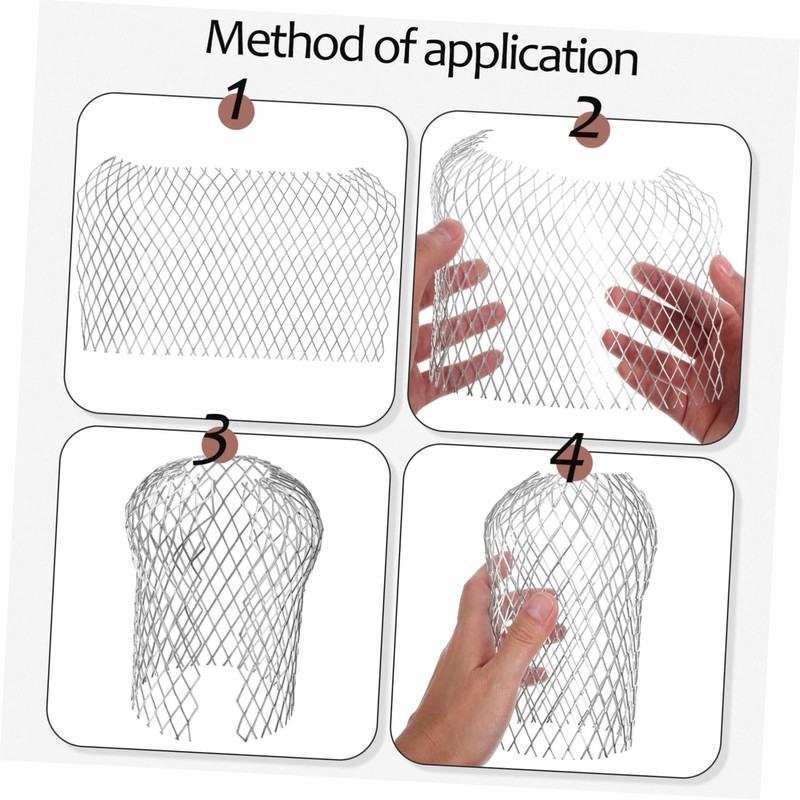 Outanaya 8pcs Aluminum Leaf Filter Mesh for Gutter Protection Durable