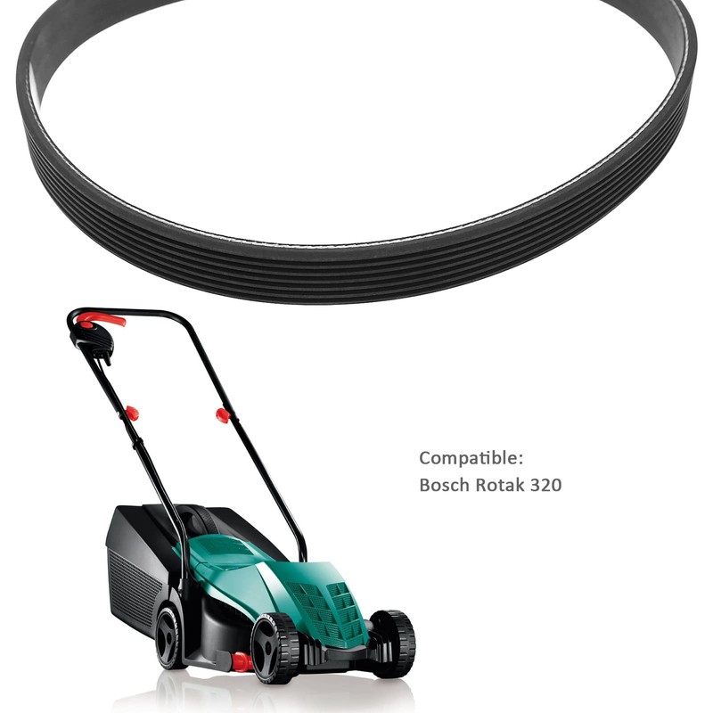 ECSiNG 7PJ451 Drive Belt Compatible with Bosch Rotak 320 Lawnmower