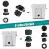 WADEO Drain Plug Hose Connection Compatible with YETI Tundra Cooler