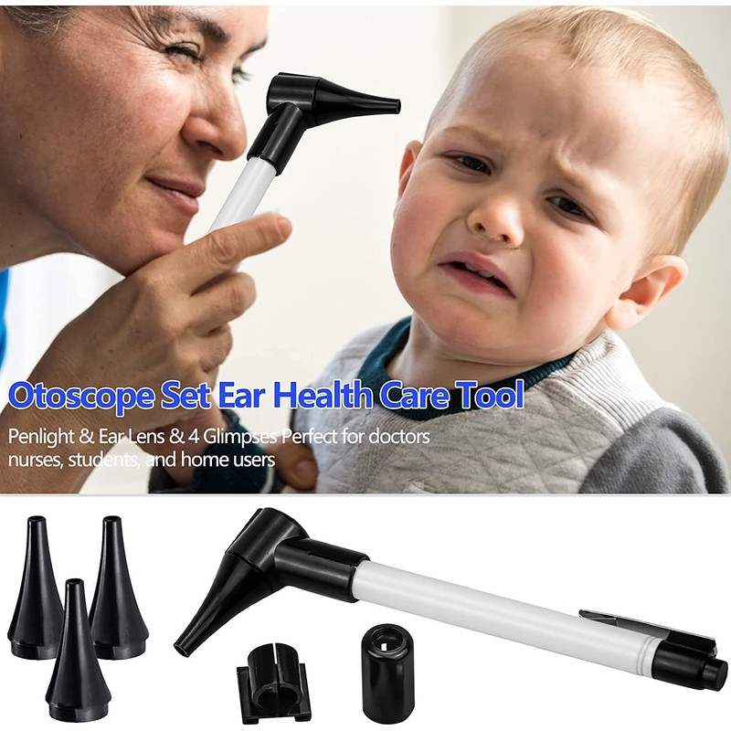 Ear Light Otoscope, Portable HD Ear Microscope, Otoscope Pen, Diagnostic