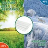 XISOCO 10 PCS Polycarbonate Greenhouse H-Clip Connectors 4ft Length, Fits