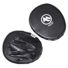 MARTIAL WORLD PM15-BK Warm Up Mitt, Punching, Black, Height 8.3 x Width 6.7 x Thickness 0.8 inches (21 x 17 x 2 cm)