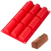 Webake Twinkie Pan - Molde de silicona para tartas 3D,