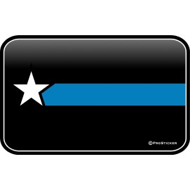 ProSticker.com ProSticker 1084 (One) 3" x 5" Support Law Enforcement Blue Line Support Decal