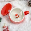 NDLBS Taza de café 3D de Navidad con muñeco de