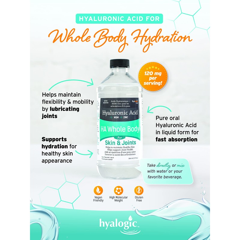 Hyalogic | Hyaluronic Acid Whole Body- 354 ml | Combination