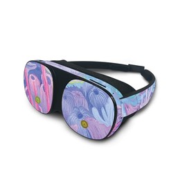 MightySkins Glossy Glitter Skin Compatible with HTC Vive Flow - Dreamy Reef | Protective, Durable High-Gloss Glitter Finish | Easy to Apply