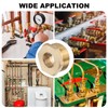 sourcing map 2 Pcs Brass Reducer Hex Bushing G3/4" Male