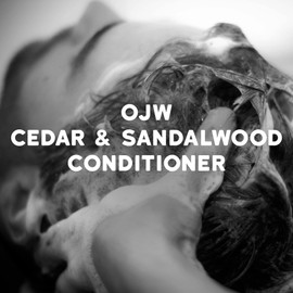 Oliver J. Woods Cedar & Sandalwood Conditioner | Rich, Hydrating Hair Grooming for Men | Adds Body, Nourishment & Shine - Professional Salon-Results at Home