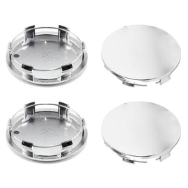 DewFlew 4Pcs Wheel Center Caps for 2005-2013 GMC Wheel Rim, Compatible with Sierra/Yukon/Denali Hub Caps, Chrome Outer 83mm(3.27in) Inner 76.4mm(3in)