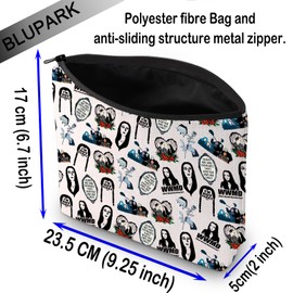 BLUPARK MA Fans Gift I'm Not Perky Makeup Bag TAF Lover Gift Funny Dark Comedy Lover Cosmetic Bag TV Show Lover Gift, I'm Not Perky, Retro