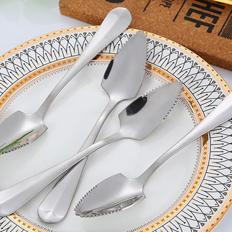 Stainless Steel Grapefruit Spoon For Citrus Fruit Watermelon Dessert Spoon