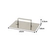 Endoshoji BNK39 Commercial Meat Weight, Square, 304 Stainless Steel, Made in