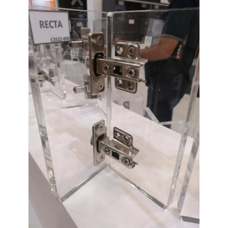 SIQUAR Bisagra Bidimensional De 35mm Recta Precio Por Par Incluye