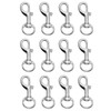 ZWWOGE Pack of 12 Small Carabiner Hooks with Swivel 360°