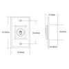 No-Touch Infrared Door Exit Button Switch- Hygienic, Hands-Free Access Control